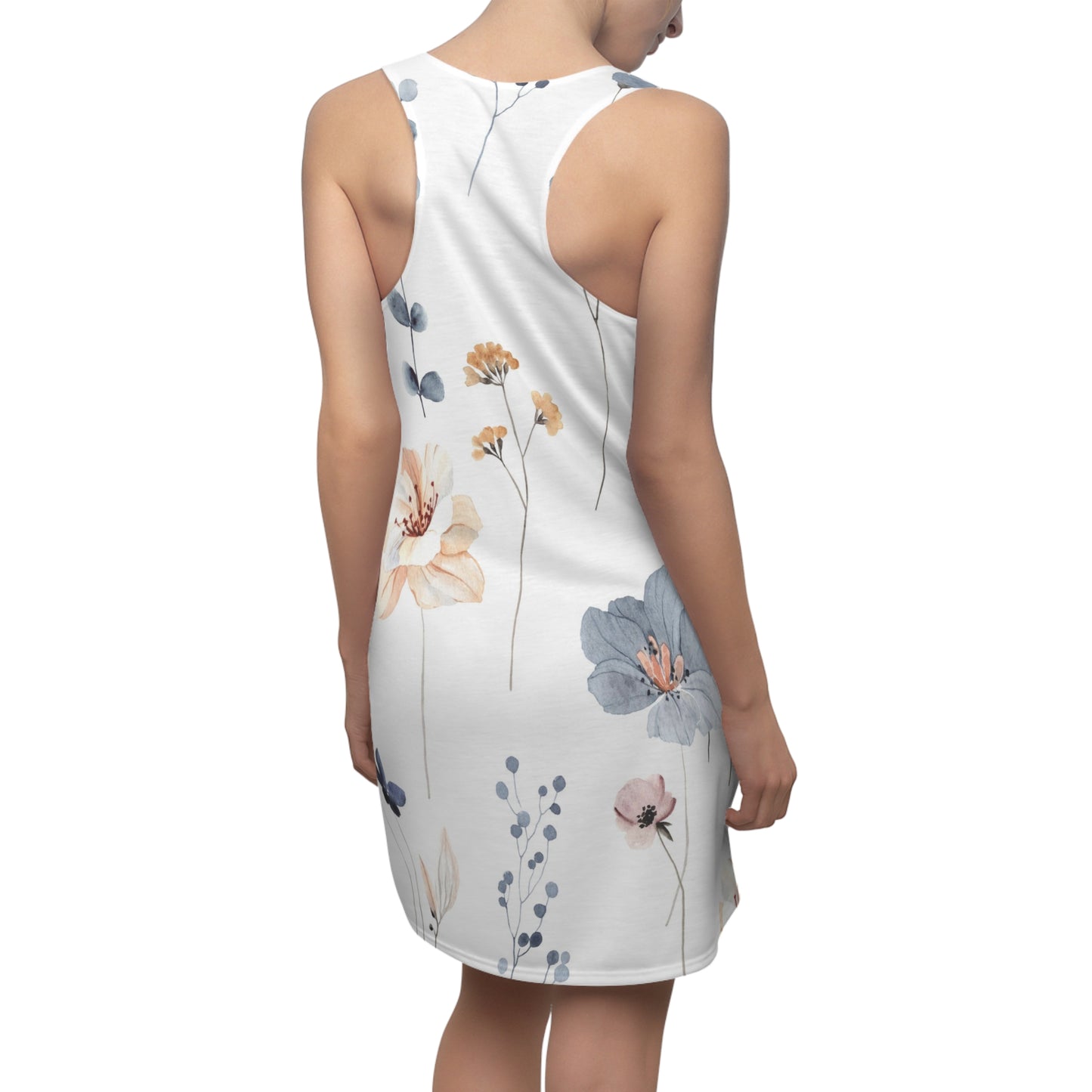 Women's Cut & Sew Racerback Dress (AOP)