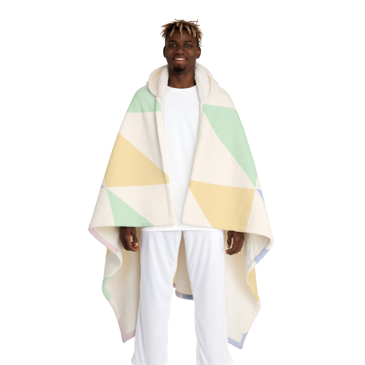 Hooded Sherpa Fleece Blanket