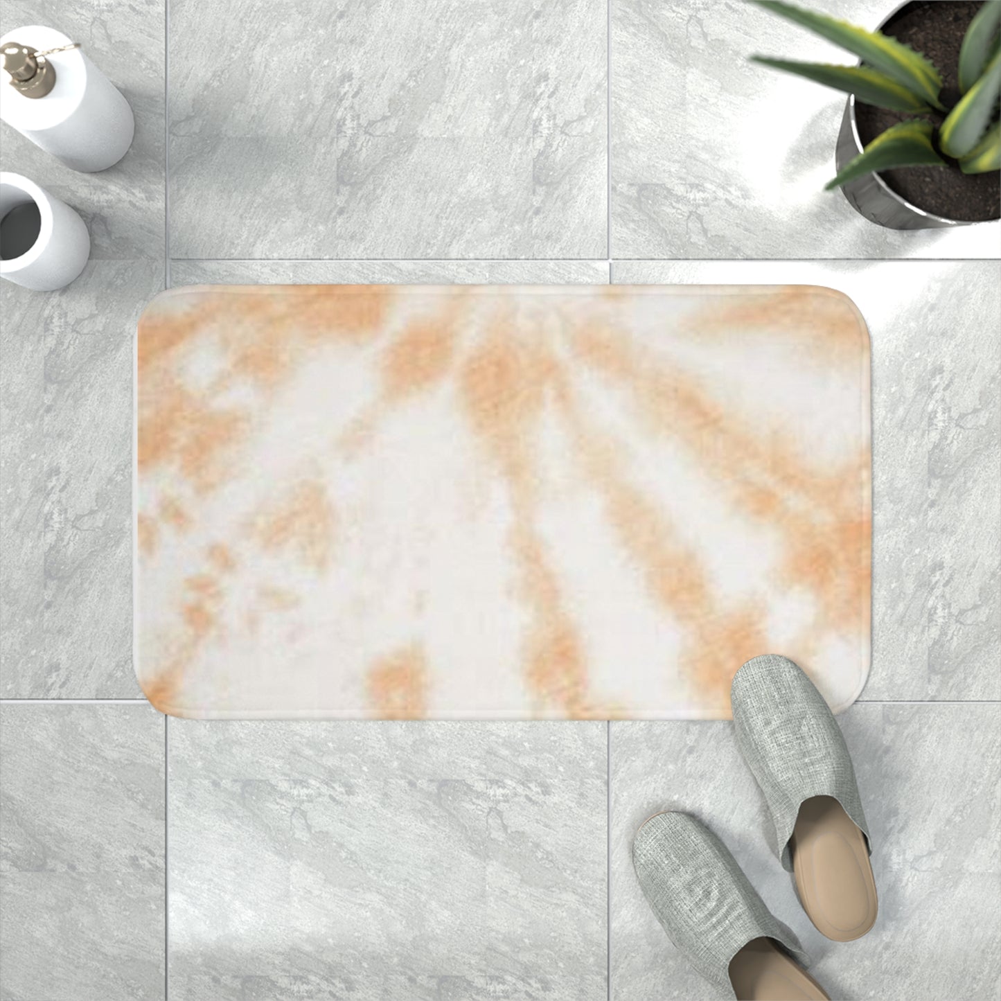Tie Dye Memory Foam Bath Mat