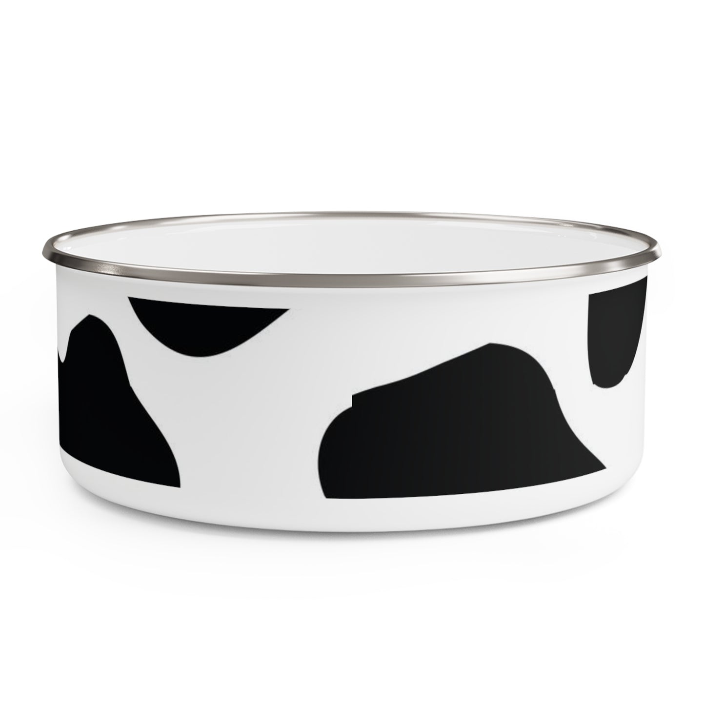 Cow Enamel Bowl