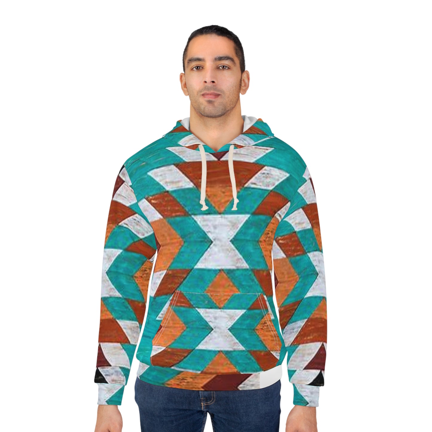 Mens Western Pullover Hoodie