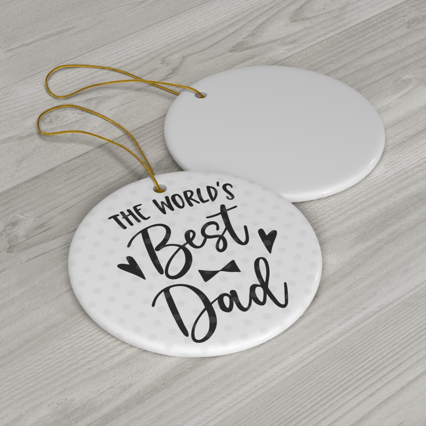 Ceramic Ornament, 4 Shapes