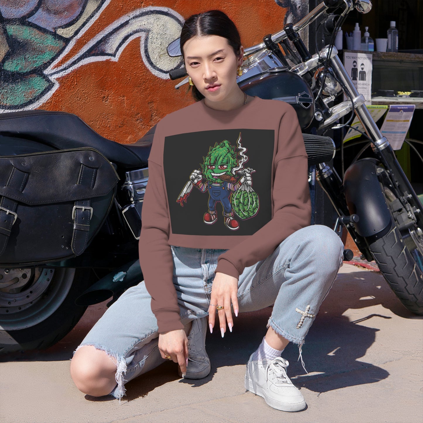 Women's Cropped Sweatshirt