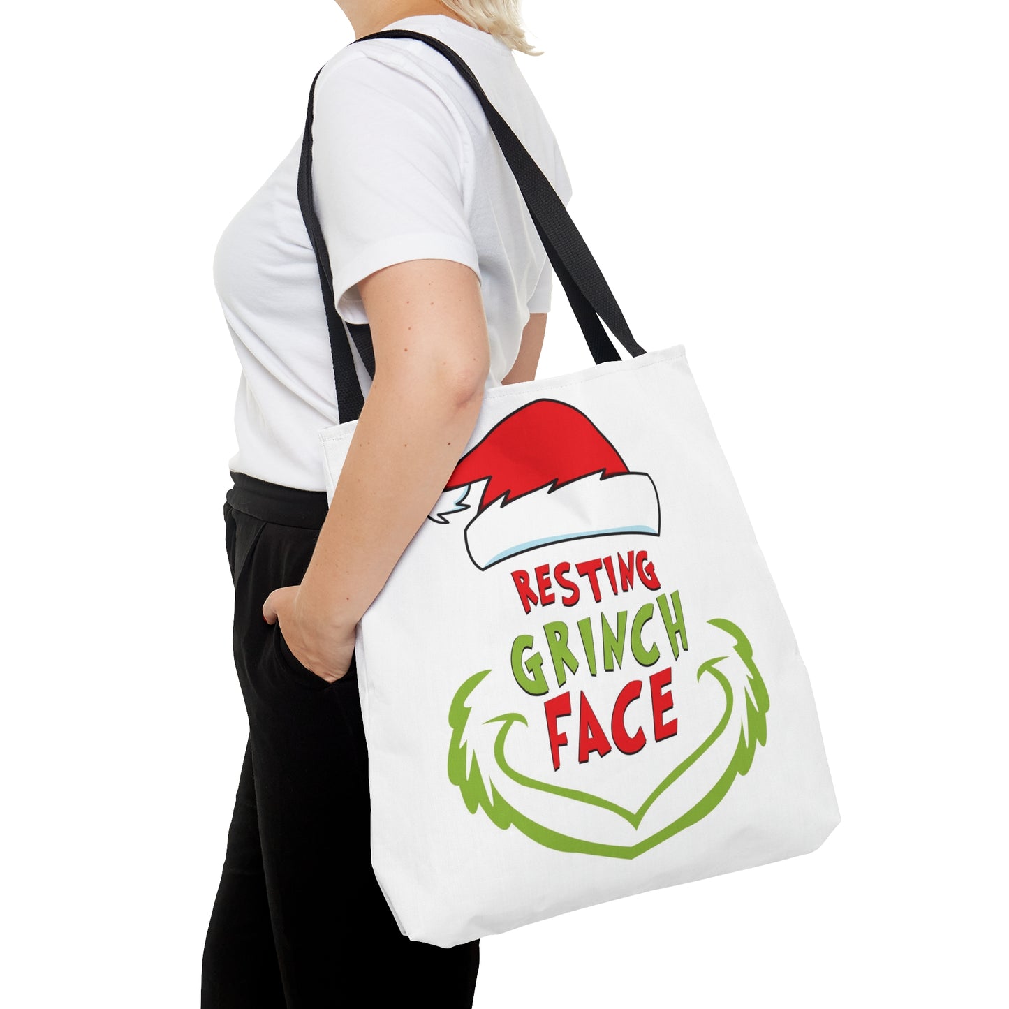 Resting grinch face Tote Bag