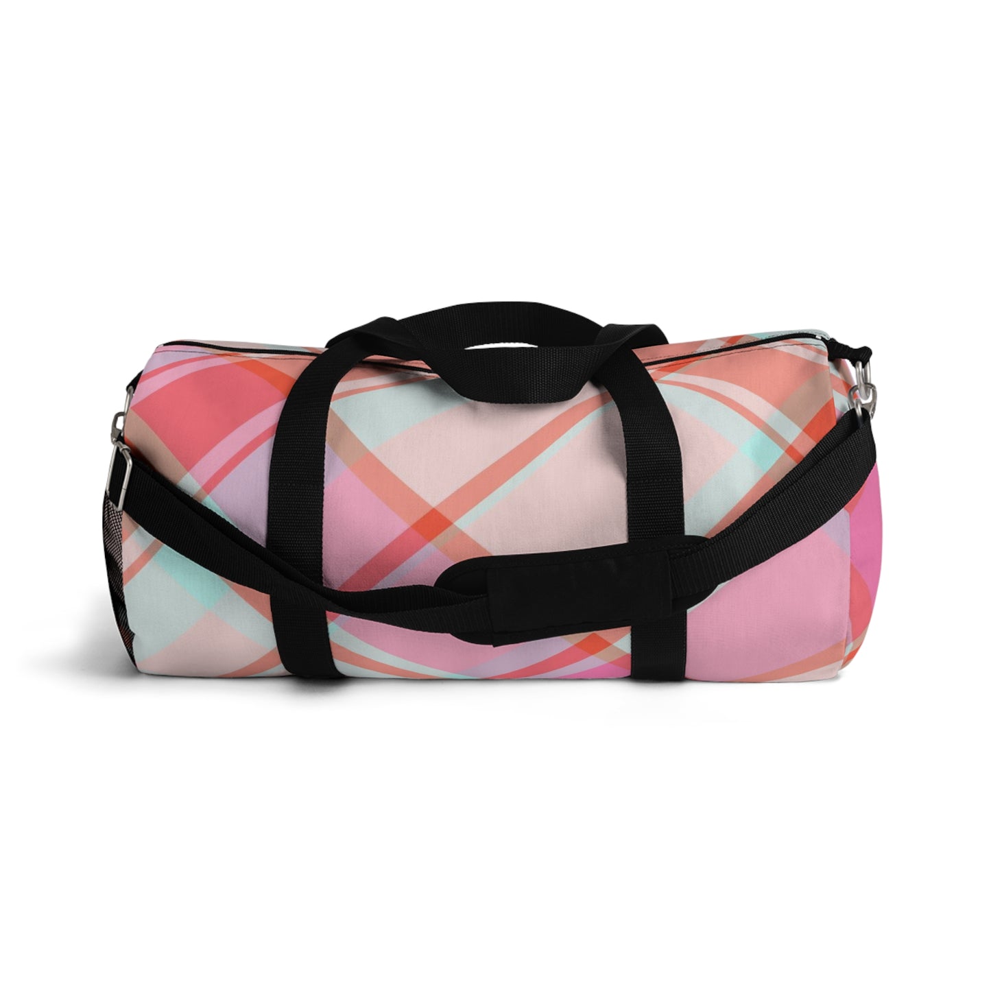 Pink plaid Duffel Bag