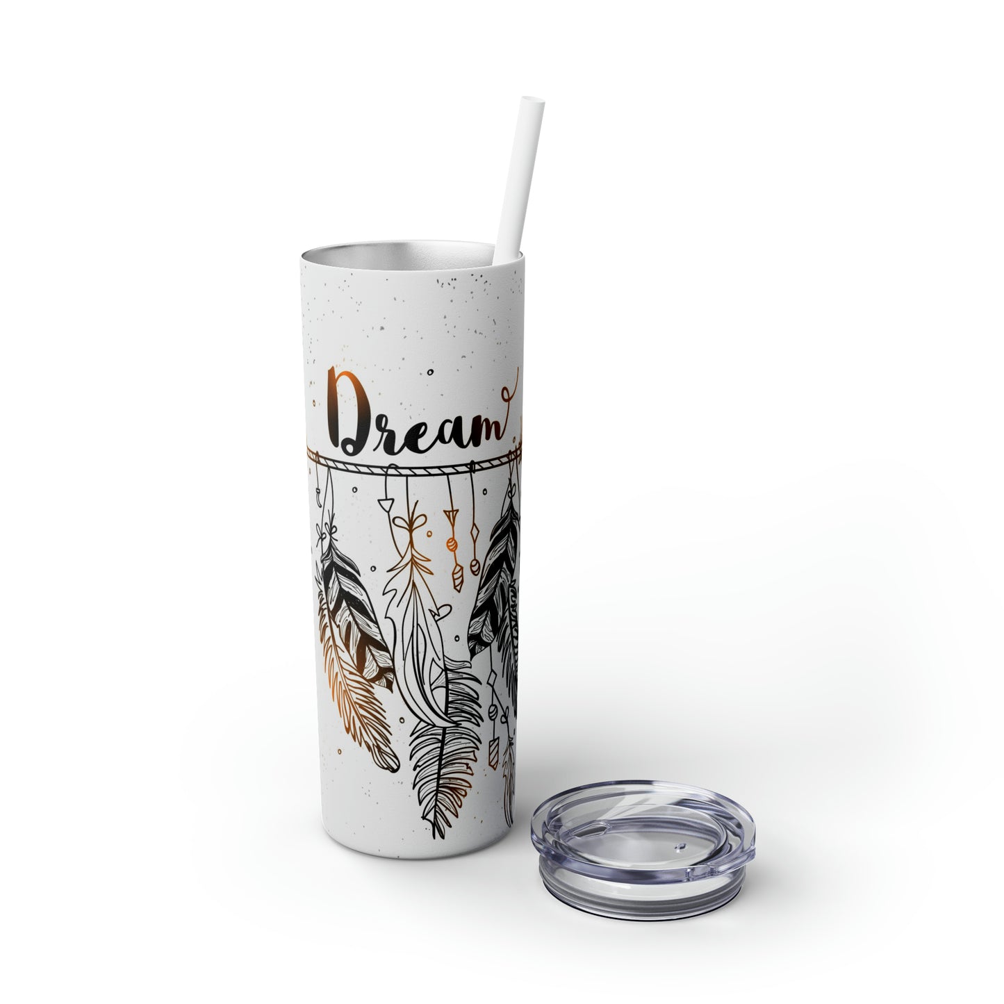 Skinny Tumbler with Straw, 20oz