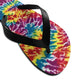 Ocean Echoes Tye-Dye Flip Flops