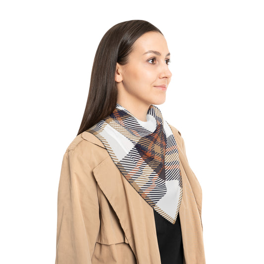 plaid Poly Scarf