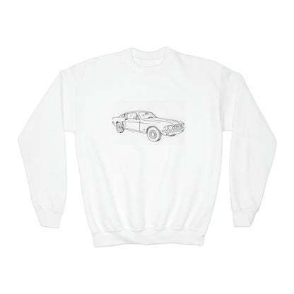 Youth Car Crewneck Sweatshirt