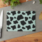 Cow print Glass Cutting Board