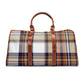 Plaid Waterproof Travel Bag