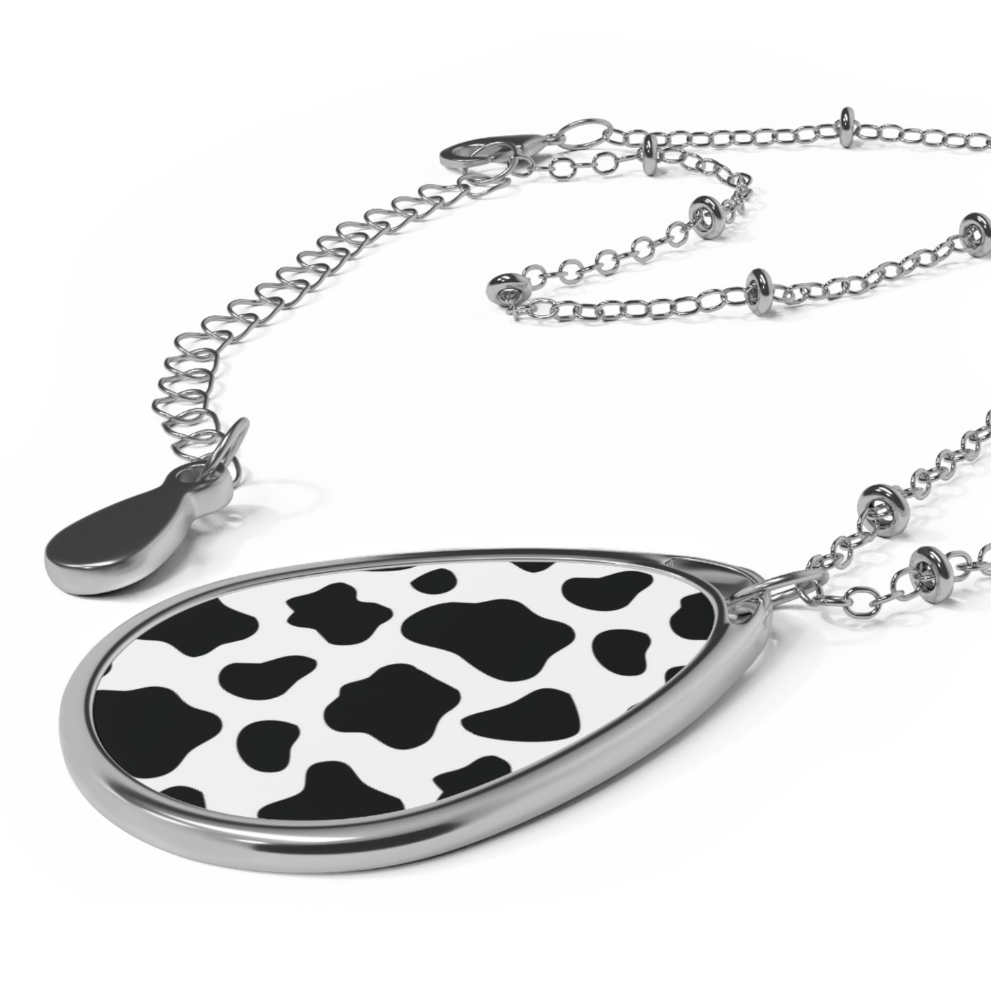 Cow Oval Necklace