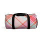 Pink plaid Duffel Bag