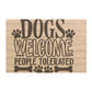 Dog Door Mat