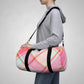 Pink plaid Duffel Bag