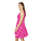 Rose Radiance Ripple Dress