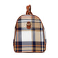 Plaid Waterproof Travel Bag