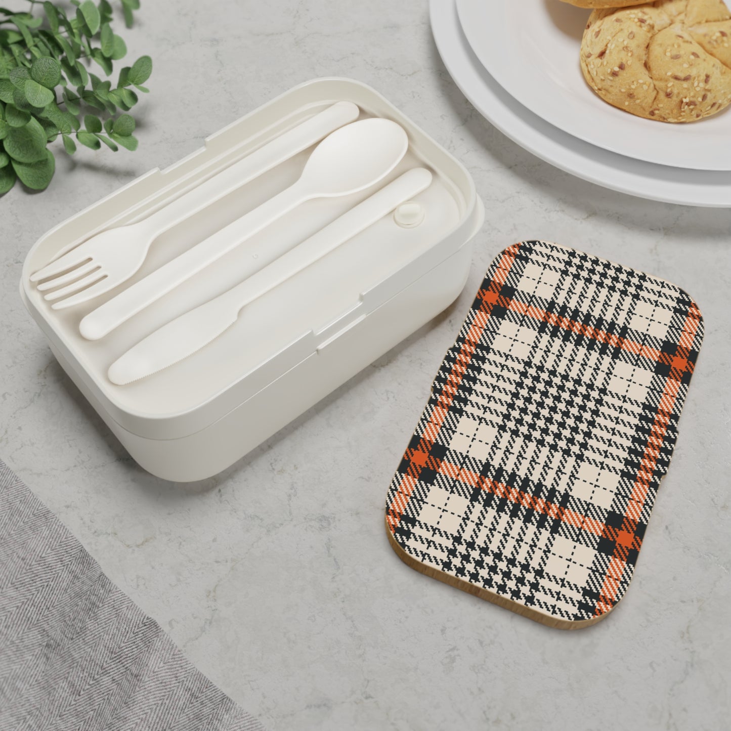 Plaid Bento Lunch Box