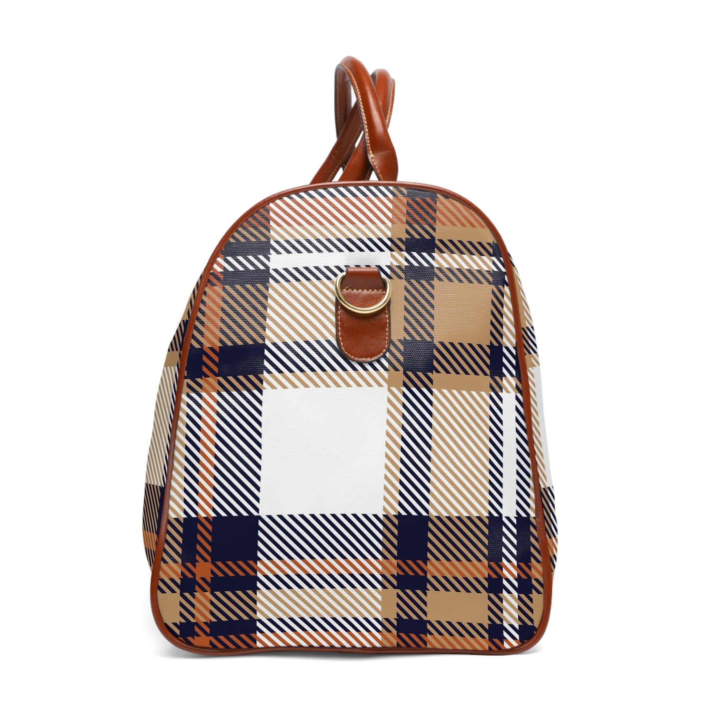 Plaid Waterproof Travel Bag