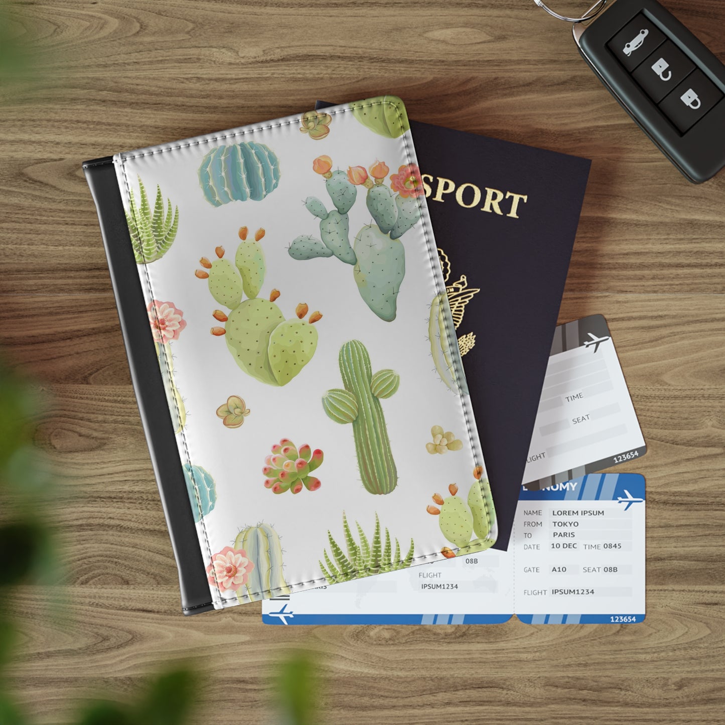 Cactus Passport Cover