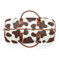 Brown cow Waterproof Travel Bag