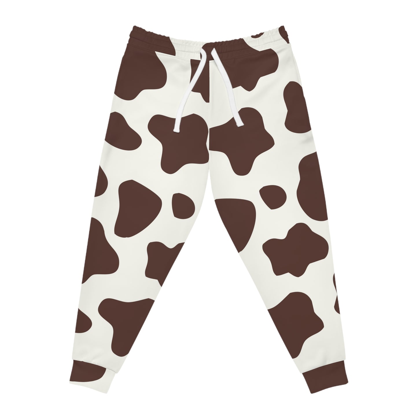 brown cow print Joggers