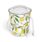 Lemon Ice Bucket with Tongs