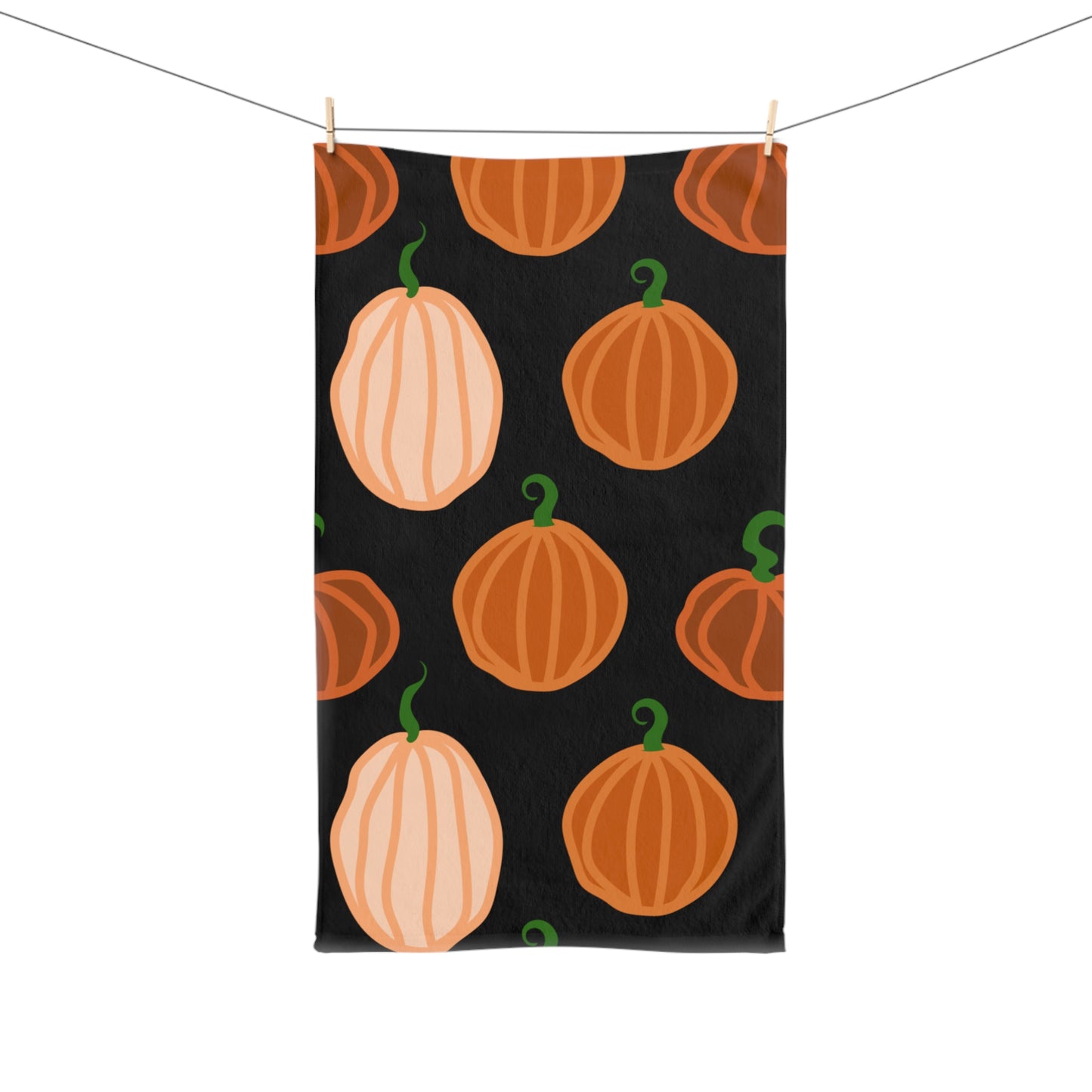 Hand Towel with pumpkins