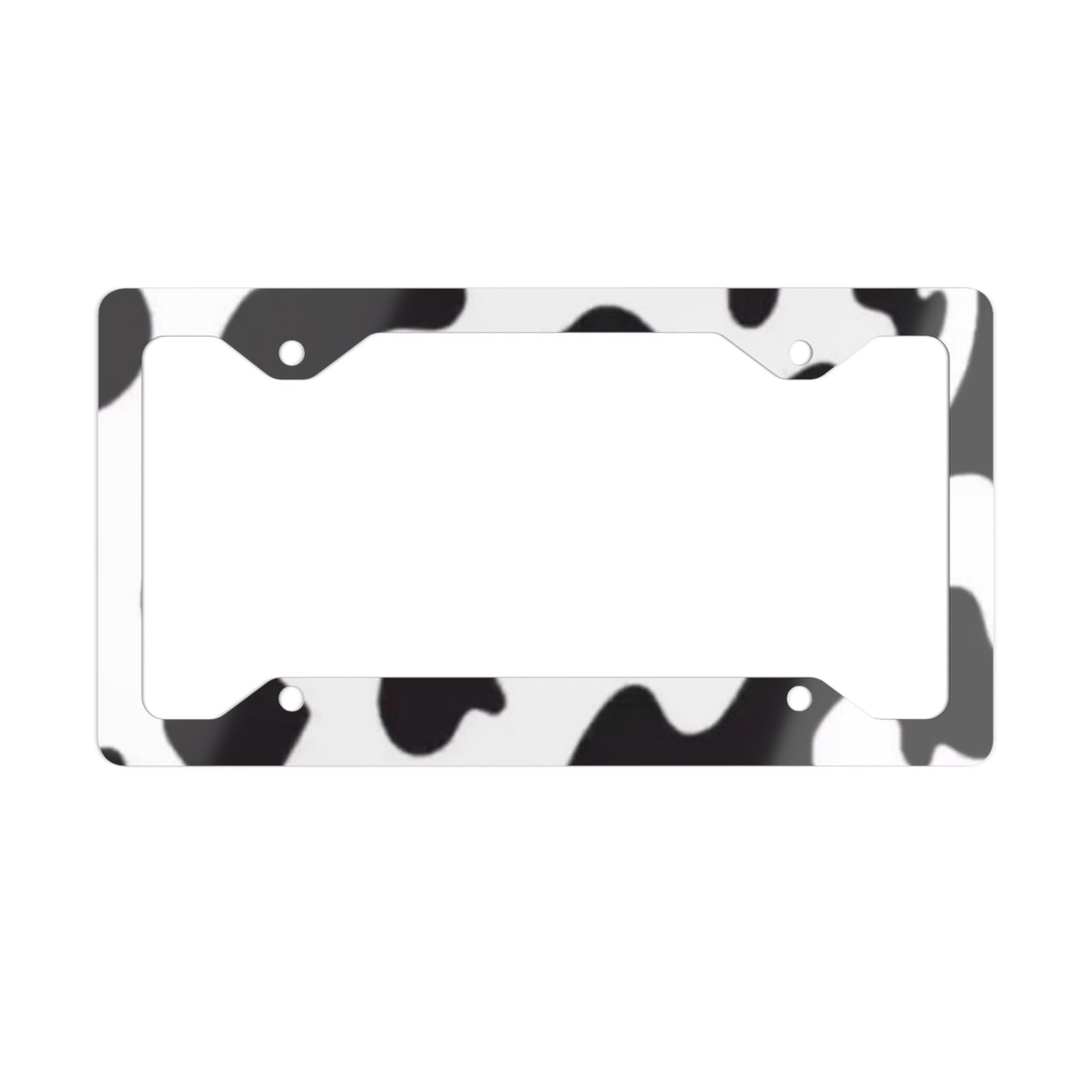 cow print License Plate cover