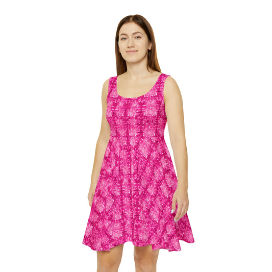 Rose Radiance Ripple Dress