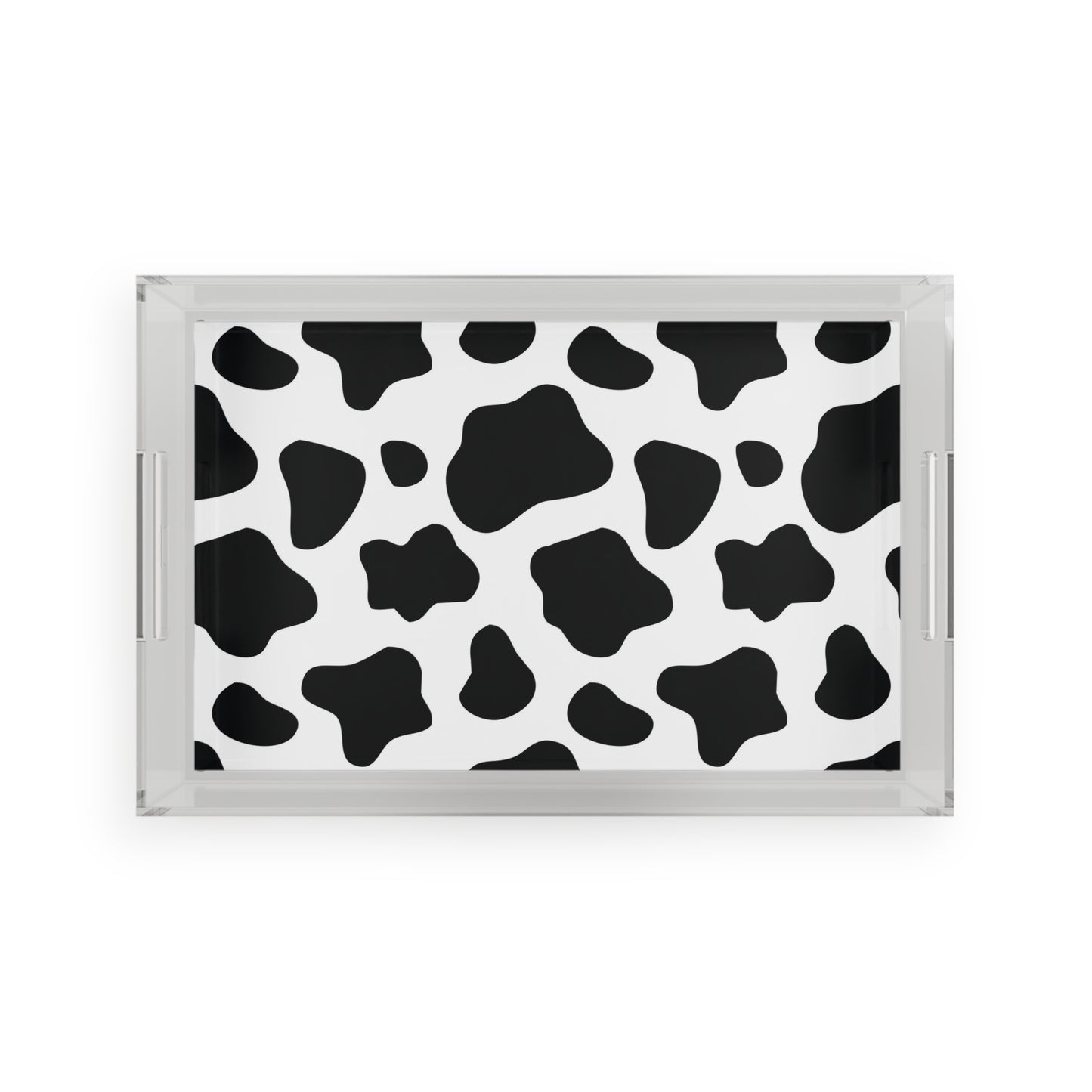 Cow Acrylic Serving Tray