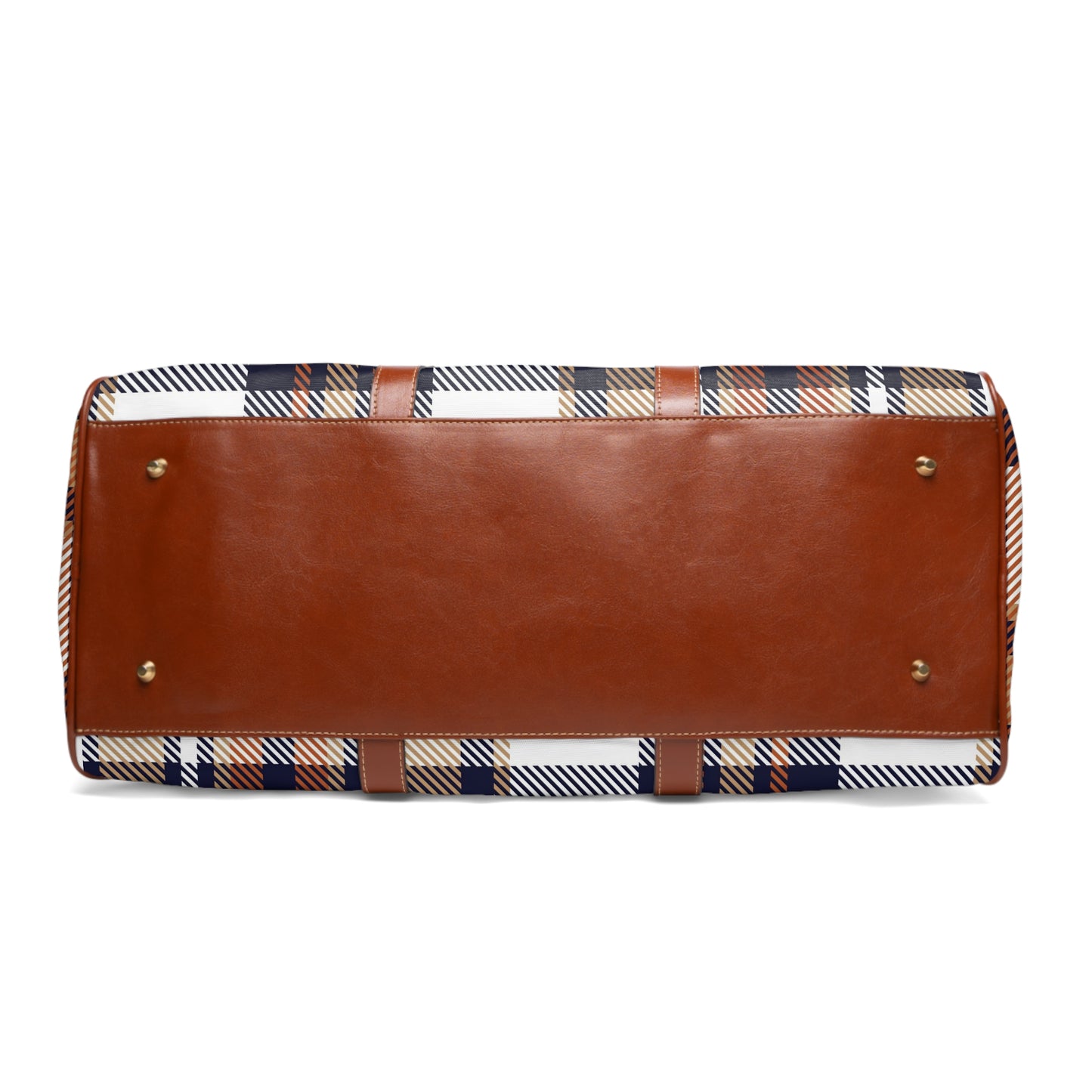 Plaid Waterproof Travel Bag