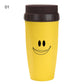 WannableShop™ Durable Double Layer Coverless Twist Cup Portable Handy Straw Cup