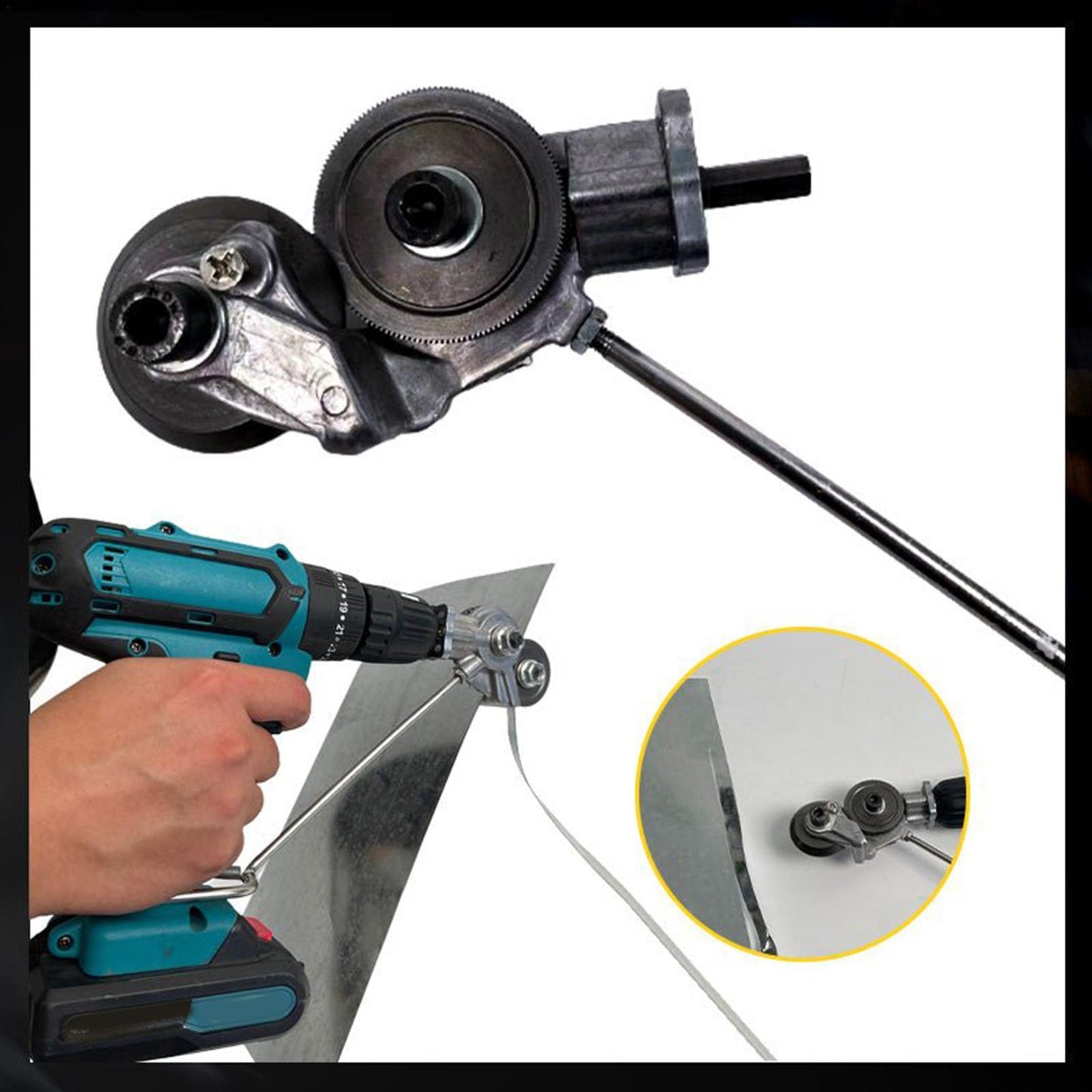 WannableShop™ Electric Drill Plate Cutter