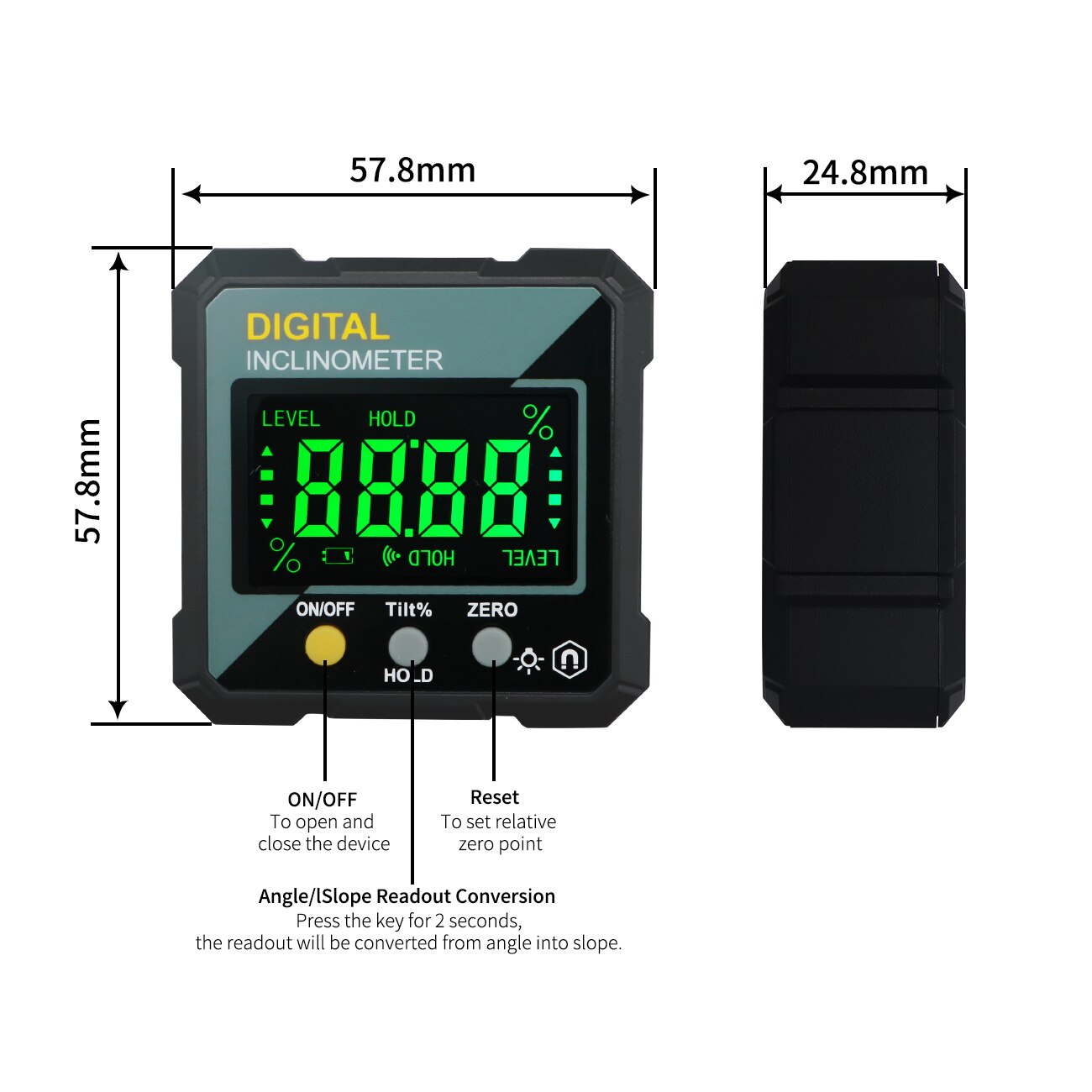 WannableShop™ Digital Electronic Level Digital Angle Finder